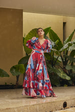 Load image into Gallery viewer, FESTA Satin Maxi Dress
