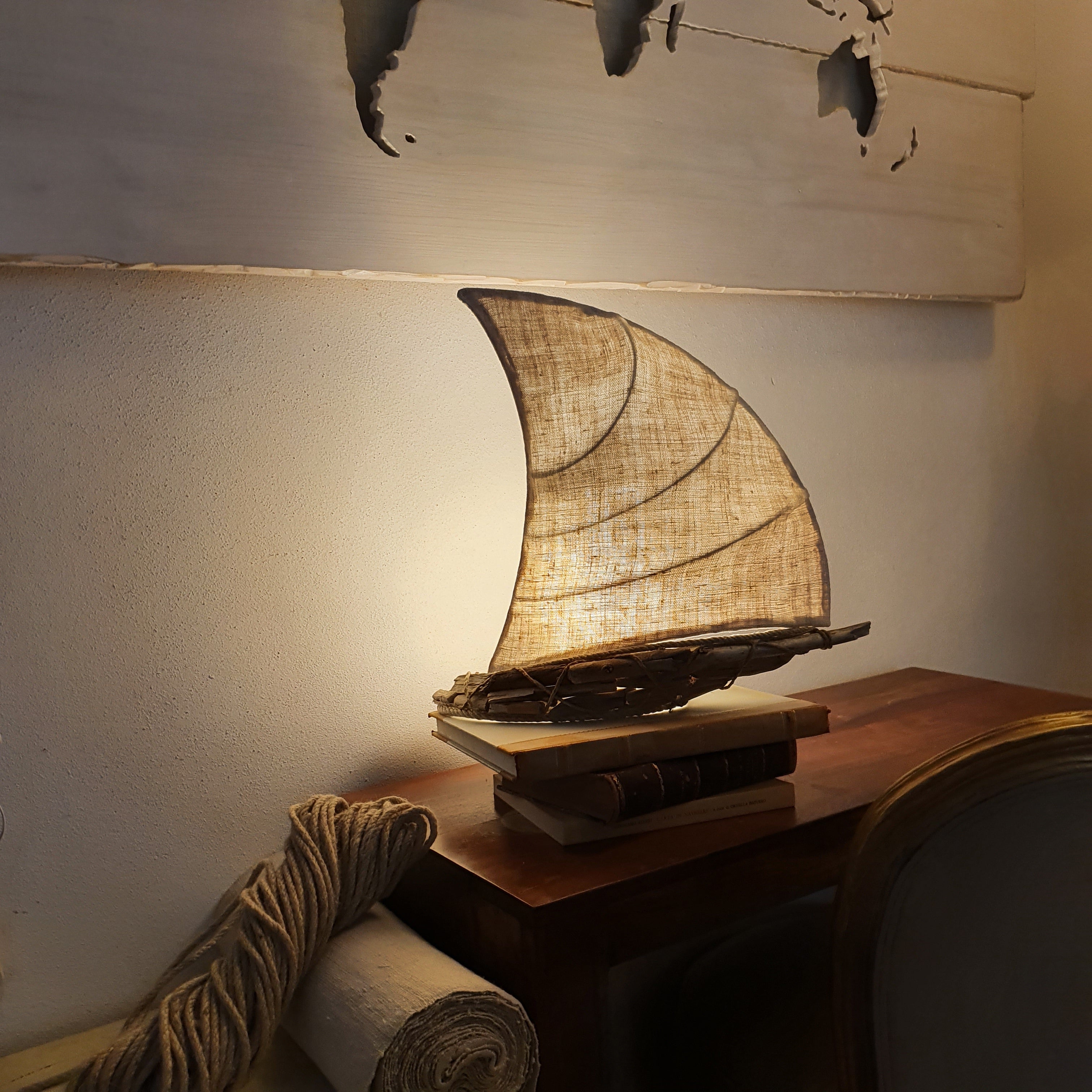 Medium Sailboat Lamp