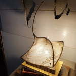 Load image into Gallery viewer, Stingray Lamp with Wooden Base
