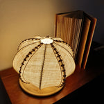 Load image into Gallery viewer, Sea Urchin Lamp with Wooden Base
