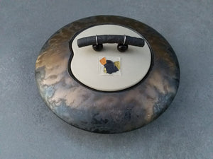 Zen Pottery with Flower Holder - Medium