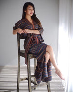 Load image into Gallery viewer, SUMBA STRIPES Kimono Dress

