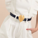 Load image into Gallery viewer, Anthurium Leather Belt
