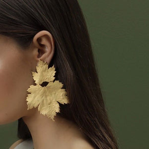Maple Tree Leaf Earrings