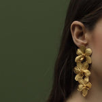 Load image into Gallery viewer, Orchid Trio Earrings
