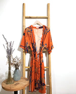 Load image into Gallery viewer, ORIENTAL BRONZE Crepe Kimono
