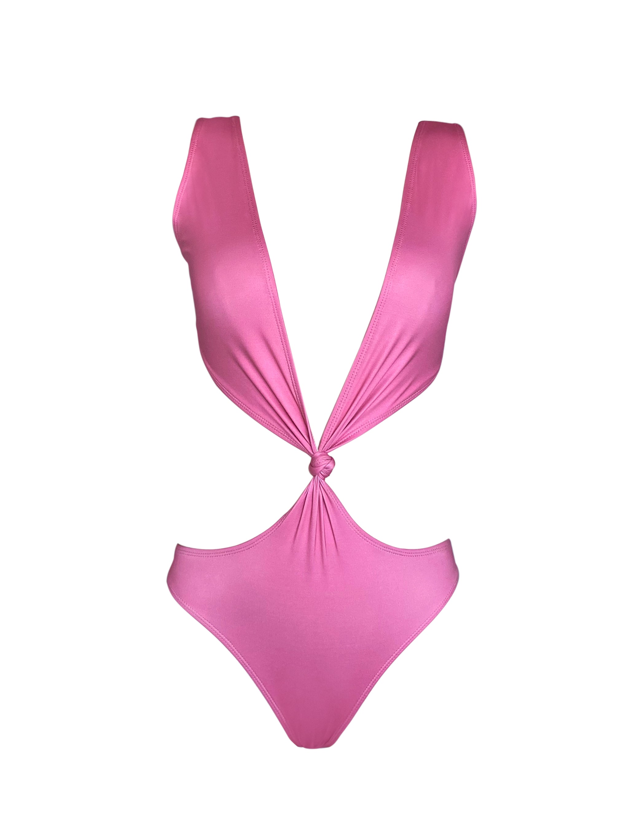 Pink BRASSICA Cut-Out One-Piece