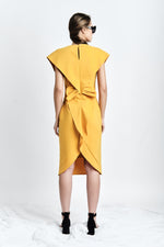 Load image into Gallery viewer, Midi Dress with Structural Back
