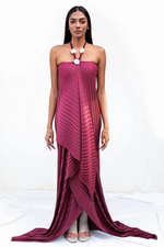Load image into Gallery viewer, Halter Drape Dress
