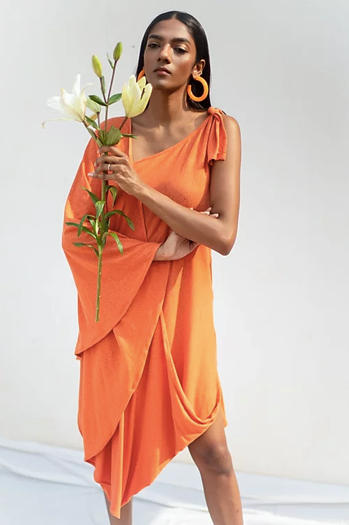 Hemp Drape Dress