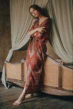 Load image into Gallery viewer, KOMBU Kimono Dress
