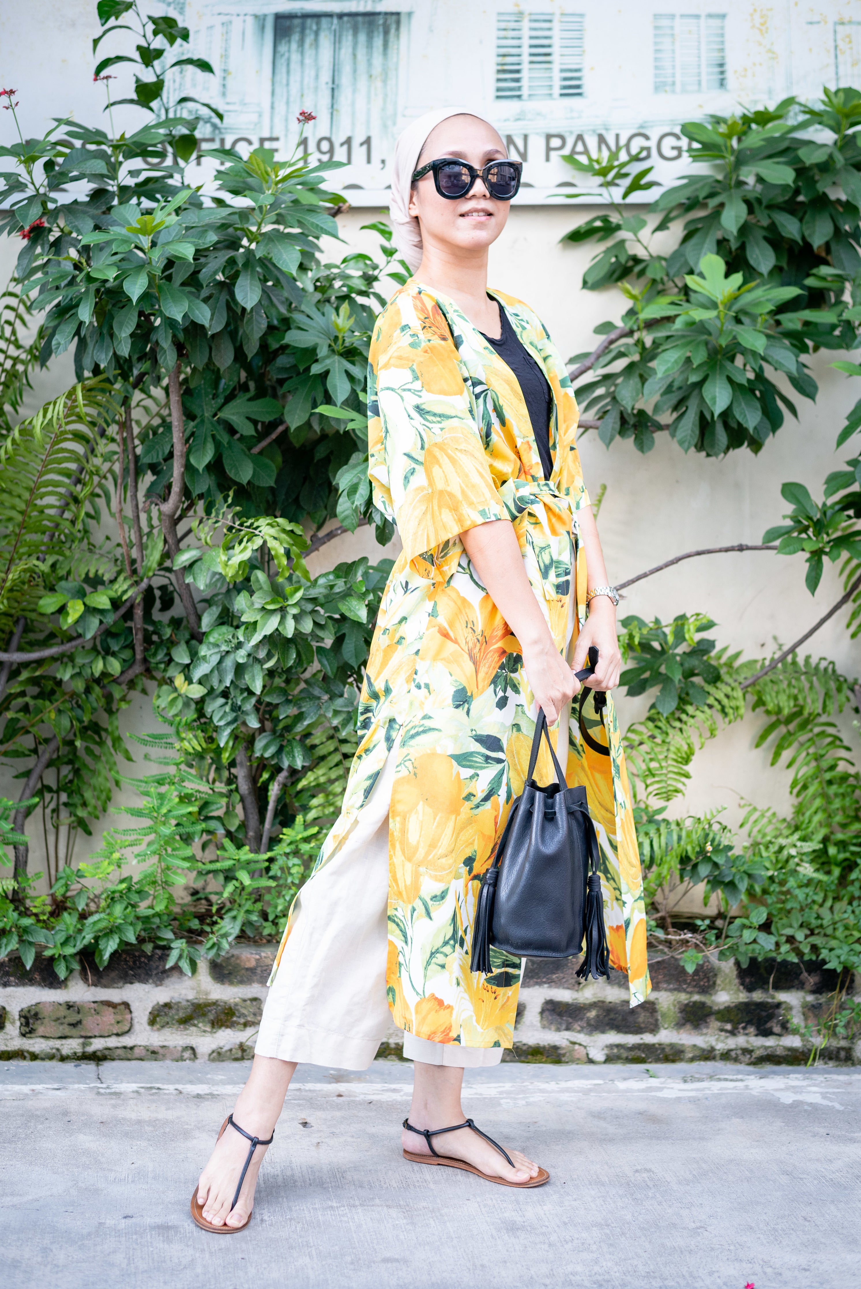COPACABANA Crepe Kimono