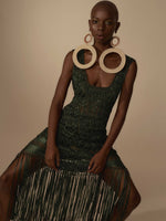 Load image into Gallery viewer, Handmade Silk Macramé LENA Dress
