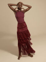 Load image into Gallery viewer, Handmade Silk Macramé GALAT Skirt
