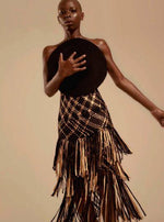 Load image into Gallery viewer, Handmade Silk Macramé GALAT Skirt
