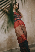 Load image into Gallery viewer, ABSTRACT SUNSET Long Tunic Dress
