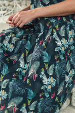 Load image into Gallery viewer, GATSBY Dress with Birds Print

