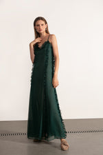 Load image into Gallery viewer, HIS HEART SKIPPED THE BEAT Silk Maxi Dress
