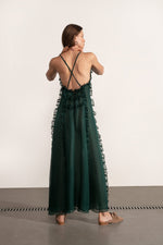 Load image into Gallery viewer, HIS HEART SKIPPED THE BEAT Silk Maxi Dress
