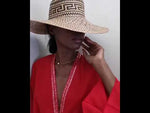 Load and play video in Gallery viewer, Handmade MEG Straw Hat
