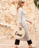 Load image into Gallery viewer, Handmade CIAO! Circle Bag
